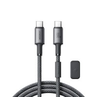  USB kabelis Joyroom SA-50 USB-C to USB-C 60W 1.2m dark grey 